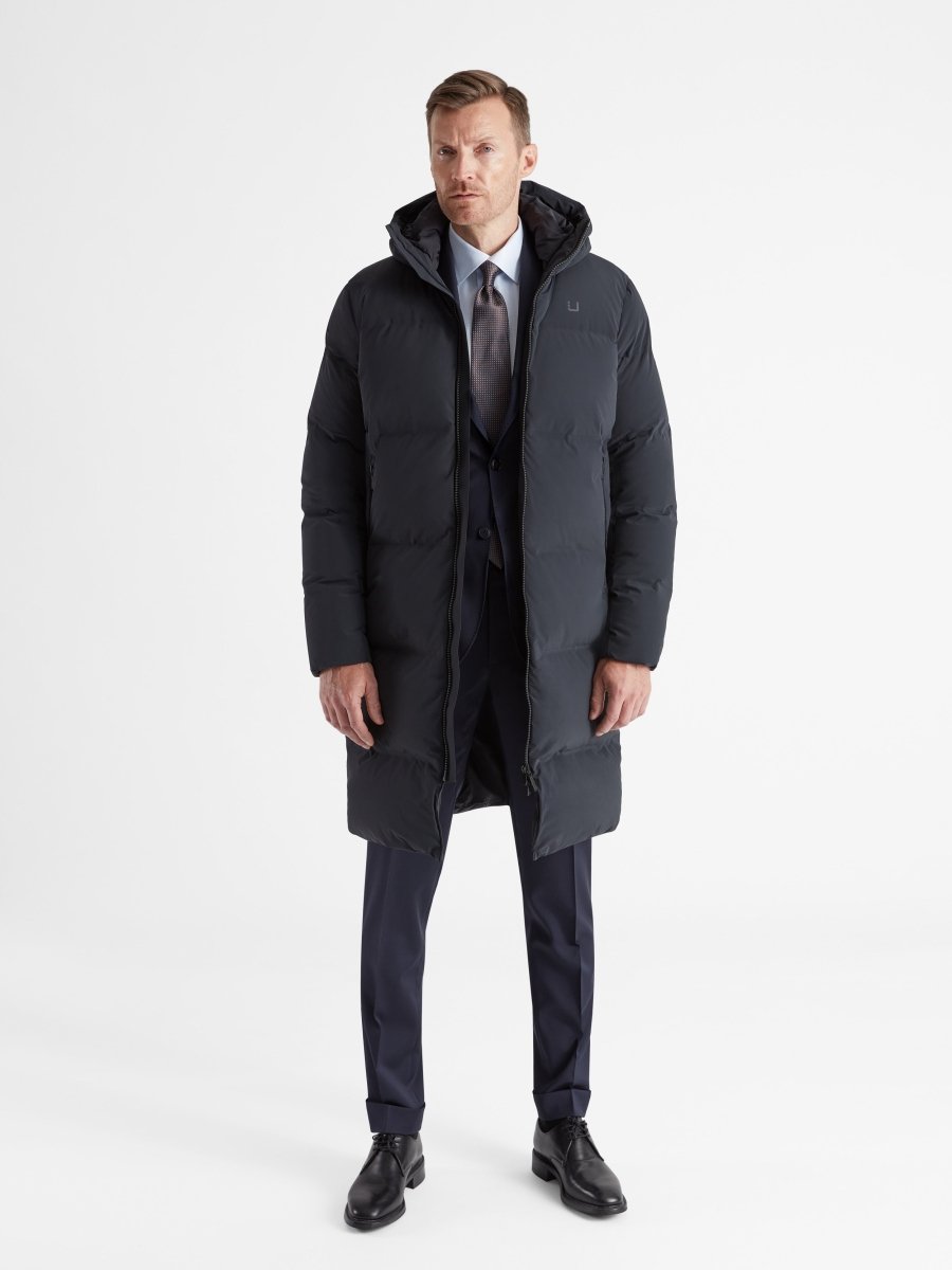 Tycoon Dunfrakke - Herre - Sort - Gumpel & Co