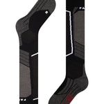 SK2 Intermediate Merinould Skisokker - Dame - Black - Gumpel & Co