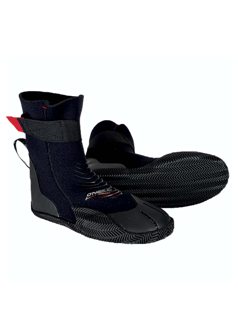 Kids Heat 5mm Round Toe m. Lynlås Neopren Støvle | Børn | Sort - Gumpel & Co