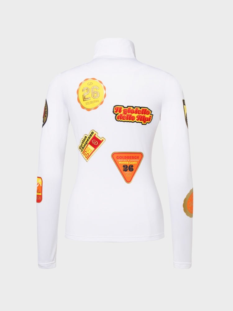 Triumph Ski midlayer - Womens - White - Gumpel & Co