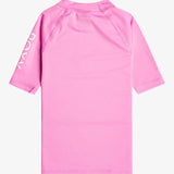 Kids Whole Hearted Short Sleeve UV/Rash Guard - Børn - Cyclamen - Gumpel & Co