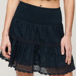 Women's Ibiza Mini Nederdel - Dame - Eclipse Navy - Gumpel & Co