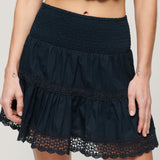 Women's Ibiza Mini Nederdel - Dame - Eclipse Navy - Gumpel & Co