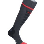 Heat Socks 5.1 Toe Cap Skistrømper - Unisex - Anthracit/Red - Gumpel & Co