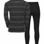 Kids Active Warm Base Layer Skiundertøjssæt - Børn - Black/Grey Melange - Gumpel & Co