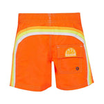Iconic Stretch Waist Badeshorts - Herre - Fluo Orange - Gumpel & Co