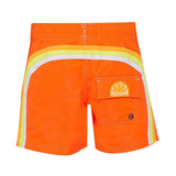 Iconic Stretch Waist Badeshorts - Herre - Fluo Orange - Gumpel & Co