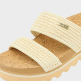 Cushion Vista Hi - Sandaler til damer - Vintage Raffia - Gumpel & Co