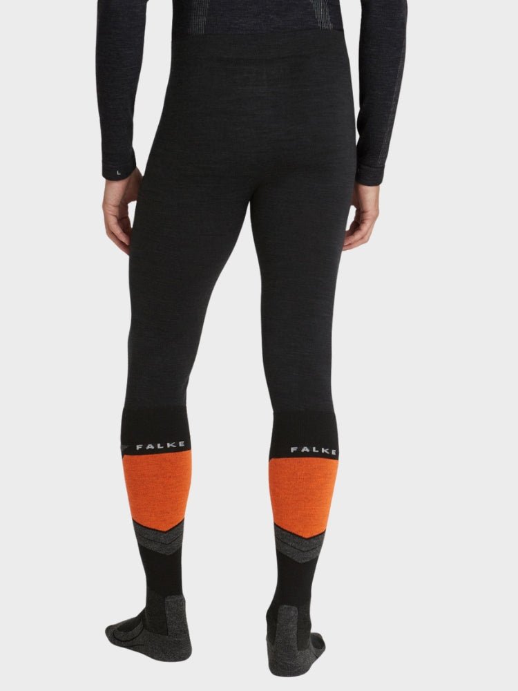 3/4 Wool Tech Skiunderbukser - Mens - Black - Gumpel & Co