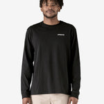 Long Sleeved P 6 Logo Responsibili Tshirt - Herre - Black - Gumpel & Co