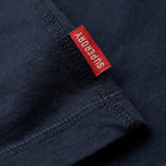 Men's Vintage Logo Embroidered Henley LS Tee - Herre - Eclipse Navy - Gumpel & Co