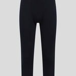 Men's Natural Merinould 200g/m2 3/4 Skiunderbukser - Herre - Black - Gumpel & Co