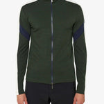 Men's Zermatt Hooded Baselayer merinouldtrøje - Herre - Olive Green - Gumpel & Co