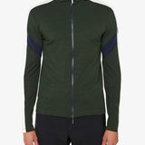 Men's Zermatt Hooded Baselayer merinouldtrøje - Herre - Olive Green - Gumpel & Co