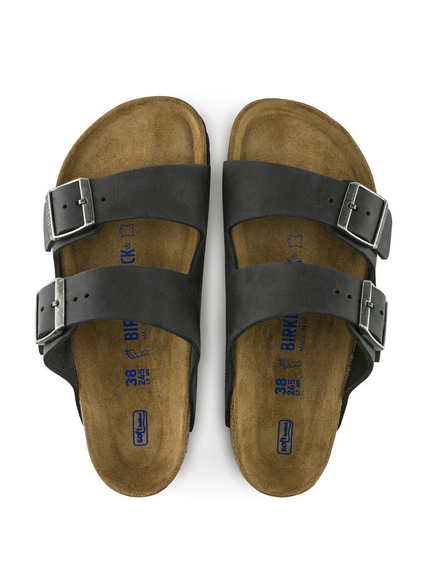 Arizona Nubuklæder Sandaler - Unisex - Black - Normal - Gumpel & Co