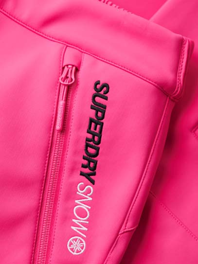 Women's Softshell Slim Skibukser - Dame - Hyper Magenta Pink - Gumpel & Co