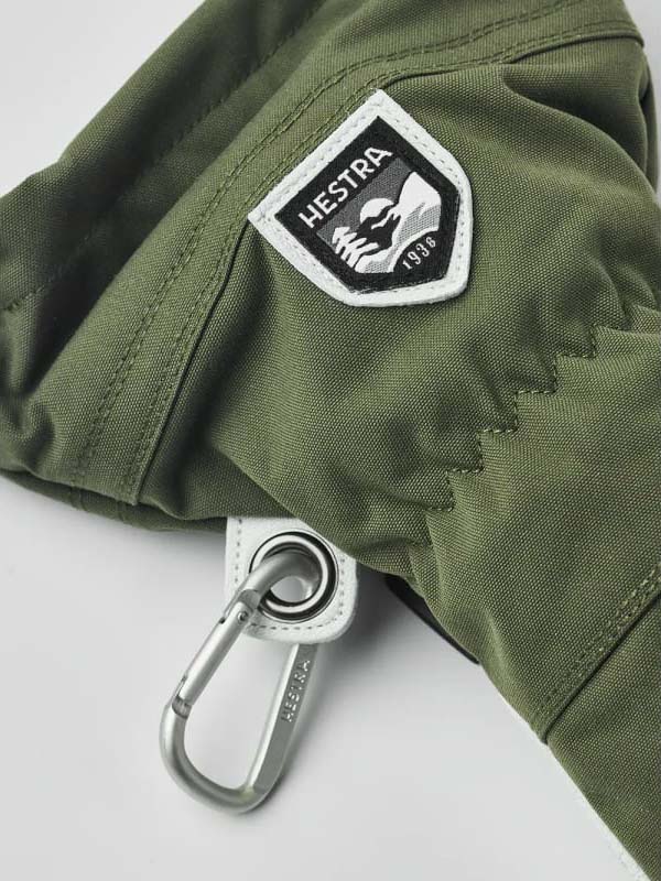 Army Leather Heli 5 - finger Skihandsker - Unisex - Olive - Gumpel & Co