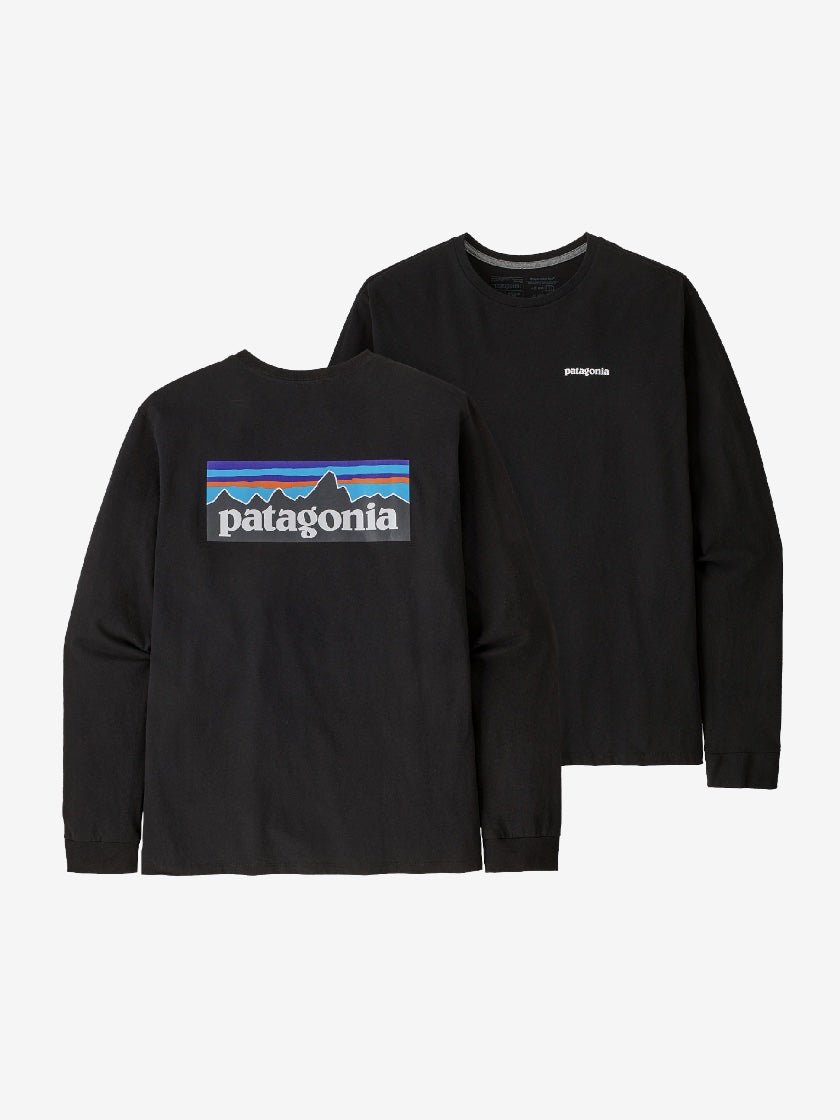 Long Sleeved P 6 Logo Responsibili Tshirt - Herre - Black - Gumpel & Co