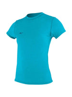 Women's TRVLR Hybrid Short Sleeve UPF 50+ UV T-Shirt - Women's - Turquoise