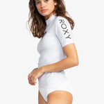 Women's Whole Hearted Short Sleeve UV T-shirt - Dame - Bright White - Gumpel & Co