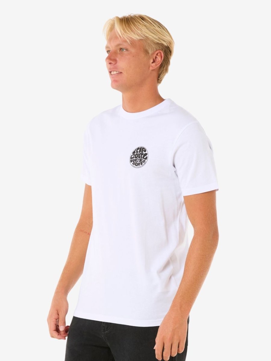 Wettie Icon Tee - Herre - Optical White - Gumpel & Co