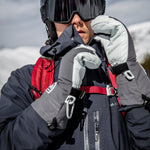 Army Leather Heli 3 - finger Skihandsker - Unisex - Black - Gumpel & Co