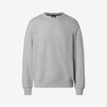 Sweatshirt with side ribbing - Men - Grey Melange - Gumpel & Co
