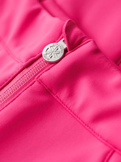 Women's Softshell Slim Skibukser - Dame - Hyper Magenta Pink - Gumpel & Co