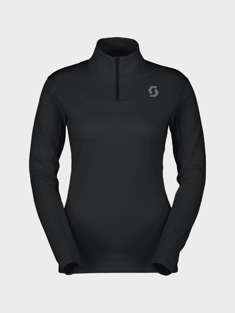 W Pullover Defined Light - Dame - Black - Gumpel & Co