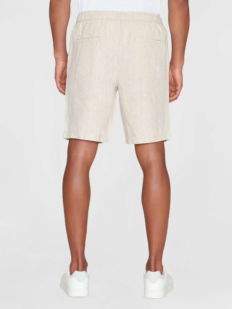 Men's Loose Hør Shorts - Herre - Light feather gray - Gumpel & Co