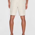 Men's Loose Hør Shorts - Herre - Light feather gray - Gumpel & Co
