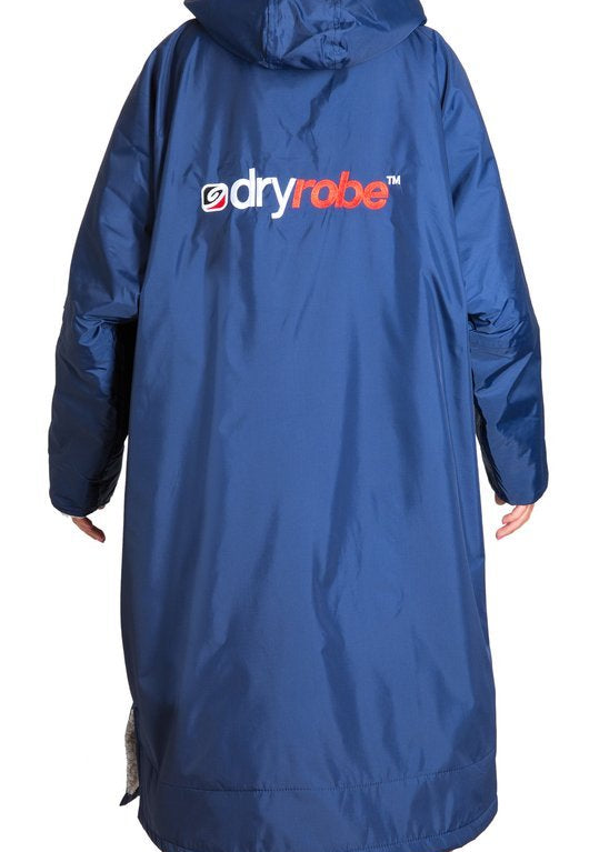 Advance Long Sleeve Surf Poncho | Voksne | Navy/Grey - Gumpel & Co