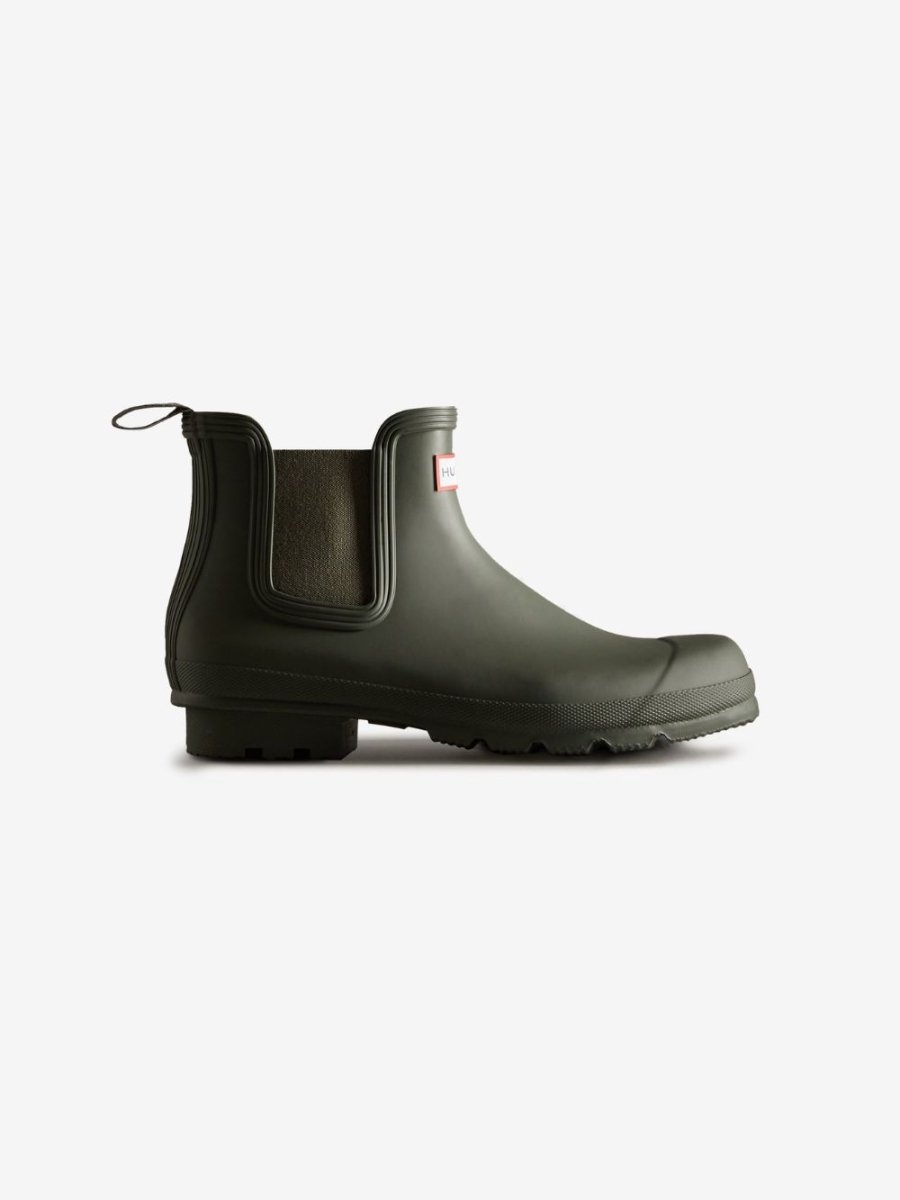 Orginale Chelsea Boots - Herre Gummistøvler - Dark Olive - Gumpel & Co