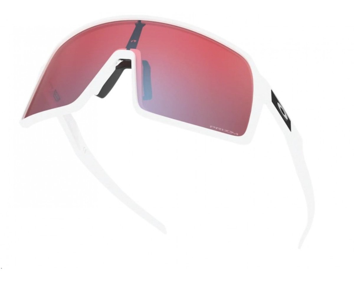 Sutro Solbriller | Prizm Snow Sapphire Iridium/Polished White - Gumpel & Co