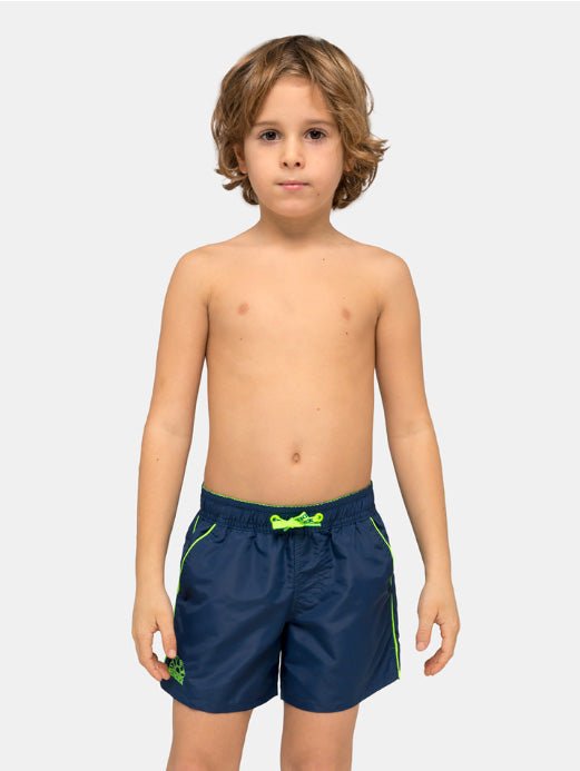 Kids Mini Coltrane Badeshorts | Børn | Reef Blue - Gumpel & Co