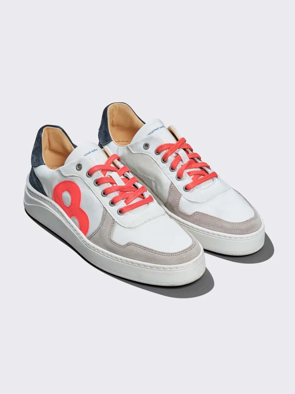 Men's Galapagos Island Sneaker - Herre - Safety Red - Gumpel & Co