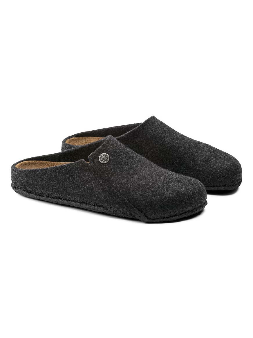 Men's Zermatt Uld Sutsko - Herre - Anthracite (mørkegrå) - Gumpel & Co