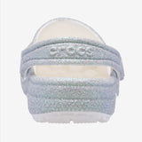 Toddler Classic Iridescent Glitter Clog - White - Gumpel & Co