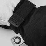 Junior Army Leather Heli 3 - finger Skihandske - Børn - Black - Gumpel & Co