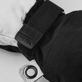 Junior Army Leather Heli 3 - finger Skihandske - Børn - Black - Gumpel & Co