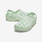 Classic Floral Cut - Out Clog - Unisex - Jade Tint - Gumpel & Co