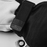 Junior Army Leather Heli Ski 5 - fingre - Børn - Black - Gumpel & Co