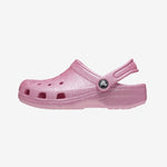 Toddler Classic Glitter Clog - Pink Tweed Glitter - Gumpel & Co