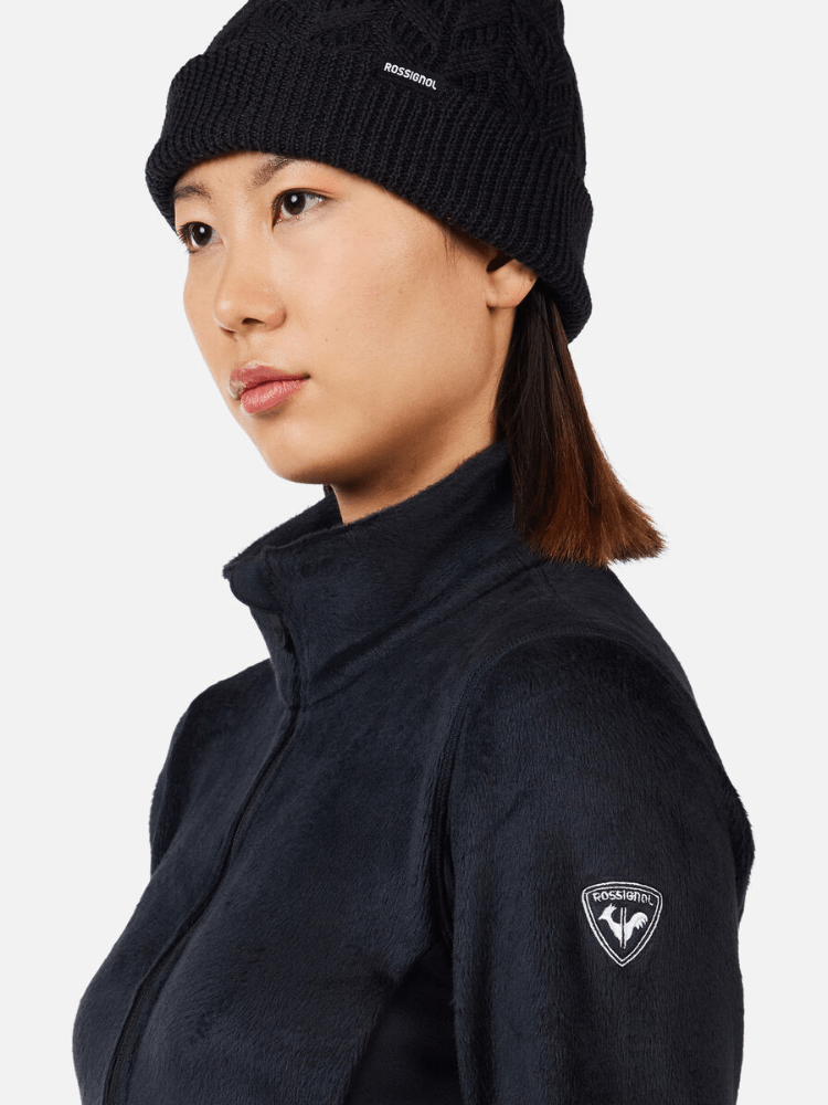 Diretta Fleece Midlayer m/lynlås - Dame - Sort - Gumpel & Co