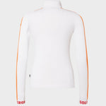 Lucia Long Sleeve Strik - Womens - White - Gumpel & Co