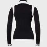 Noemi Long Sleeve Strik - Womens - Black - Gumpel & Co