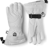 Female Heli 5 - finger Skihandsker - Dame - Pale Grey/Off White - Gumpel & Co