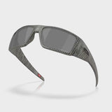Heliostat - prizm black Lenses / matte grey ink fingerprint Frame - Gumpel & Co