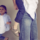 Kids Milano Birko - Flor Nubuklæder Sandaler - Børn - Mocha - Normal - Gumpel & Co