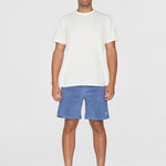 Men's Fig Loose Terry Shorts - Herre - Moonlight Blue - Gumpel & Co